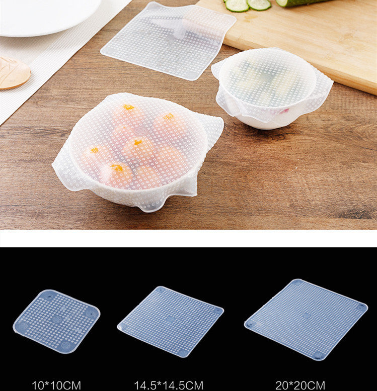 Film Alimentaire Réutilisable en Silicone Extensible