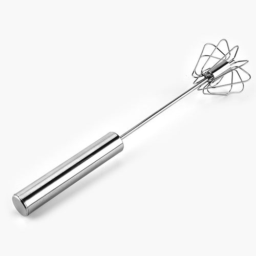 Batteur à Œufs Semi-Automatique en Acier Inoxydable