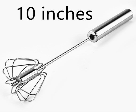 Batteur à Œufs Semi-Automatique en Acier Inoxydable