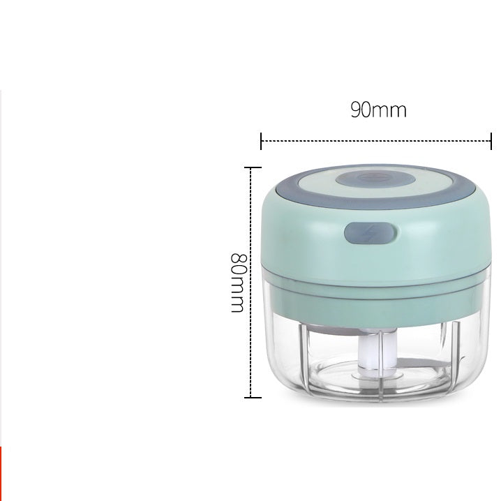 Mini Hachoir à Ail Electrique avec Recharge USB, Presse-Gingembre, Broyeur de Piments et Légumes, Robuste et Durable