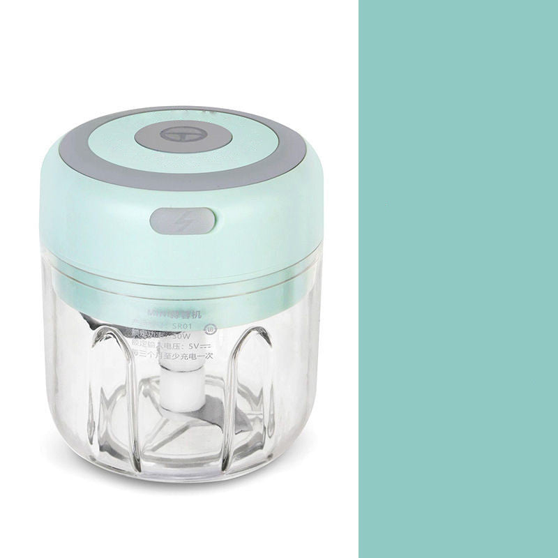 Mini Hachoir à Ail Electrique avec Recharge USB, Presse-Gingembre, Broyeur de Piments et Légumes, Robuste et Durable