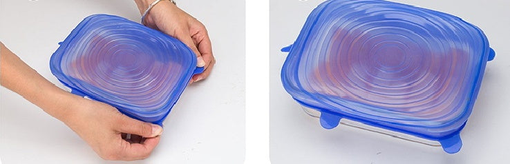 Lot de 12 Housses Extensibles en Silicone