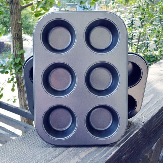 Moule à muffins en 6 compartiments