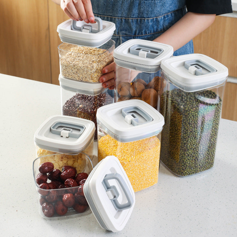 Bac à Légumes Transparent et Empilable pour Aliments Secs de Cuisine