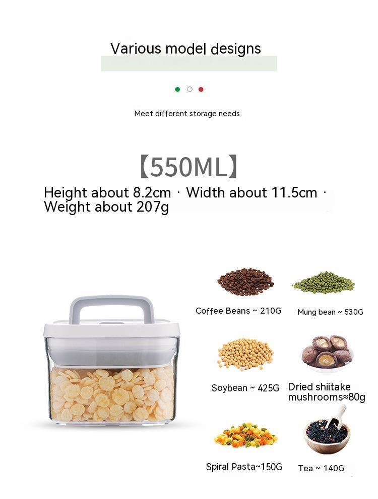 Bac à Légumes Transparent et Empilable pour Aliments Secs de Cuisine