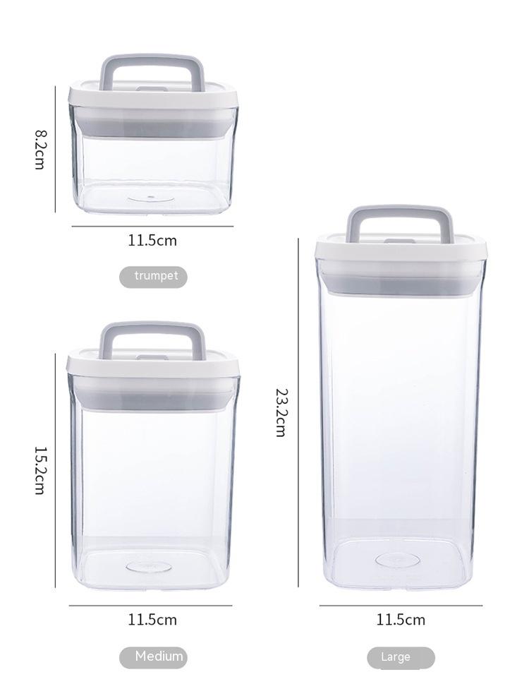 Bac à Légumes Transparent et Empilable pour Aliments Secs de Cuisine