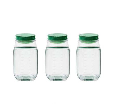 Saladier Portable Tout-En-Un en Plastique avec Récipient à Flocons d'Avoine Etanche, Réutilisable