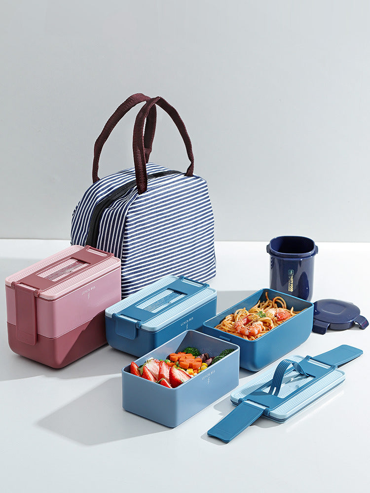Boîte à Lunch Chauffante pour Micro-Ondes, Style Japonais