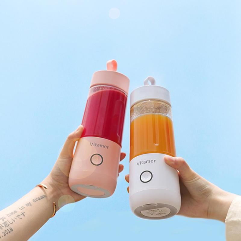 Mixeur Portable 350 ml Rechargeable par USB pour Smoothies et Granités