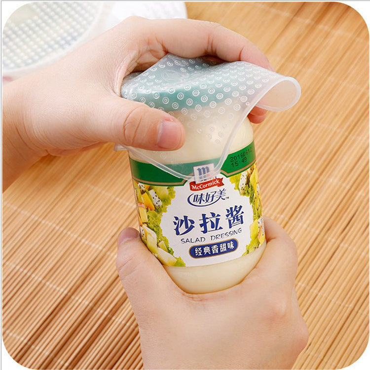 Film Alimentaire Réutilisable en Silicone Extensible
