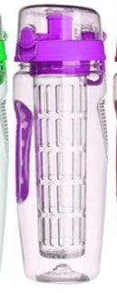 Gourde de 946 ml avec Infuseur à Fruits, sans BPA, en Plastique, Idéale pour le Sport