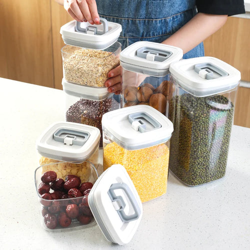 Bac à Légumes Transparent et Empilable pour Aliments Secs de Cuisine