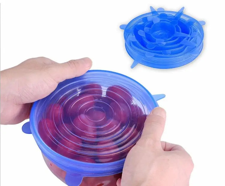 Lot de 12 Housses Extensibles en Silicone