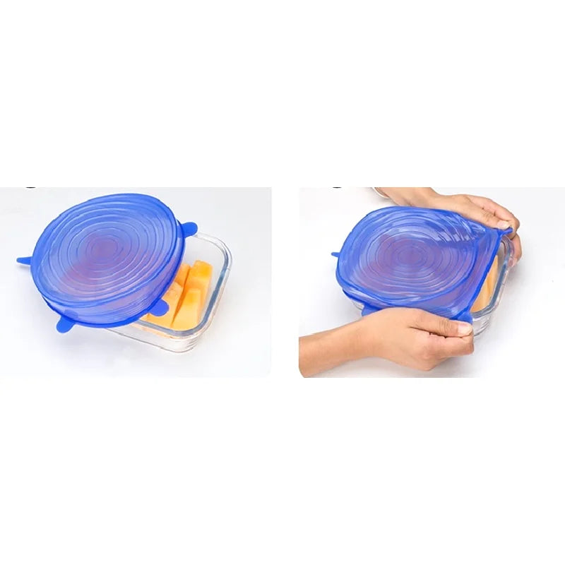Lot de 12 Housses Extensibles en Silicone