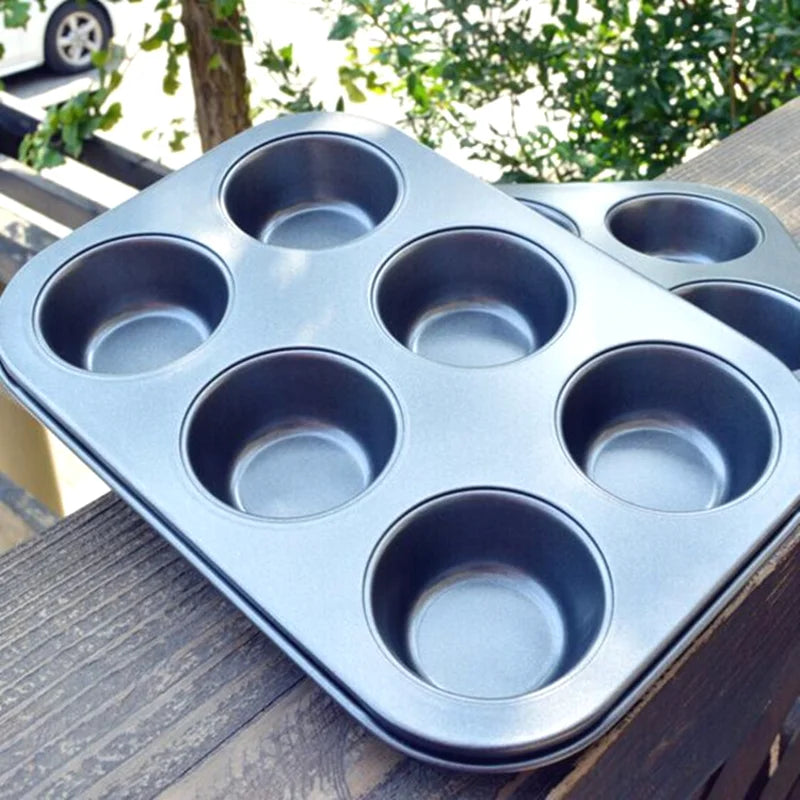 Moule à Muffins en 6 Compartiments