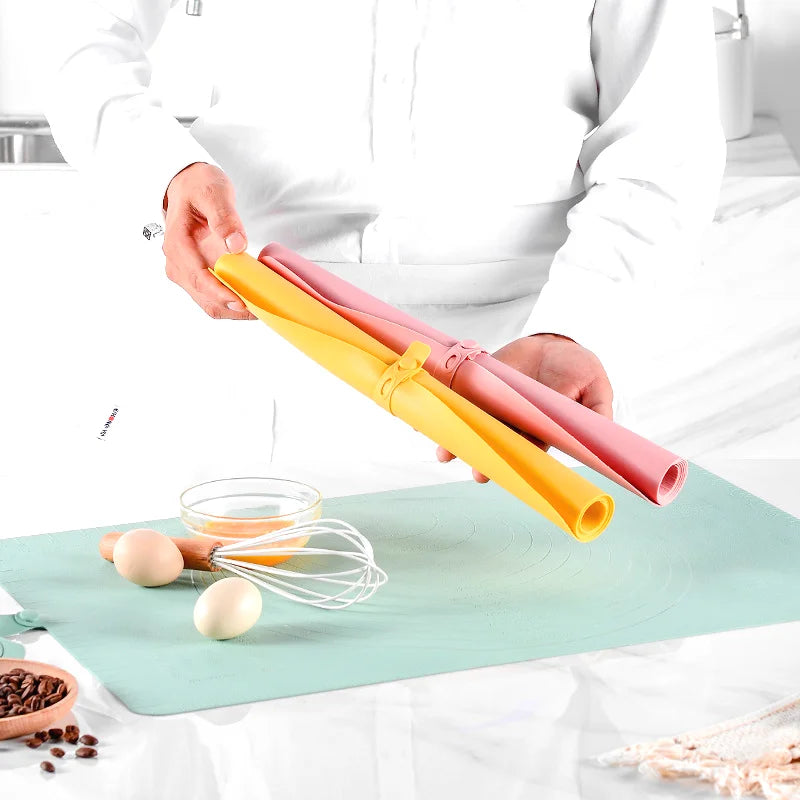 Nouveau Tapis de Travail Antidérapant en Silicone avec Large Bande de Mesure