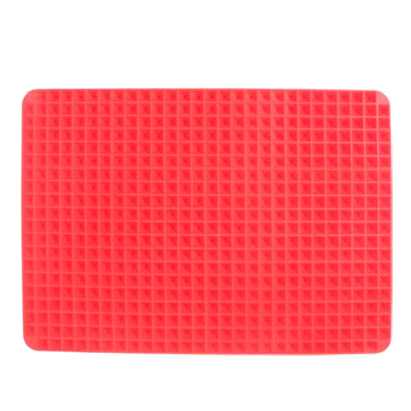 Tapis de Cuisson Pyramidal en Silicone Antiadhésif avec Grille