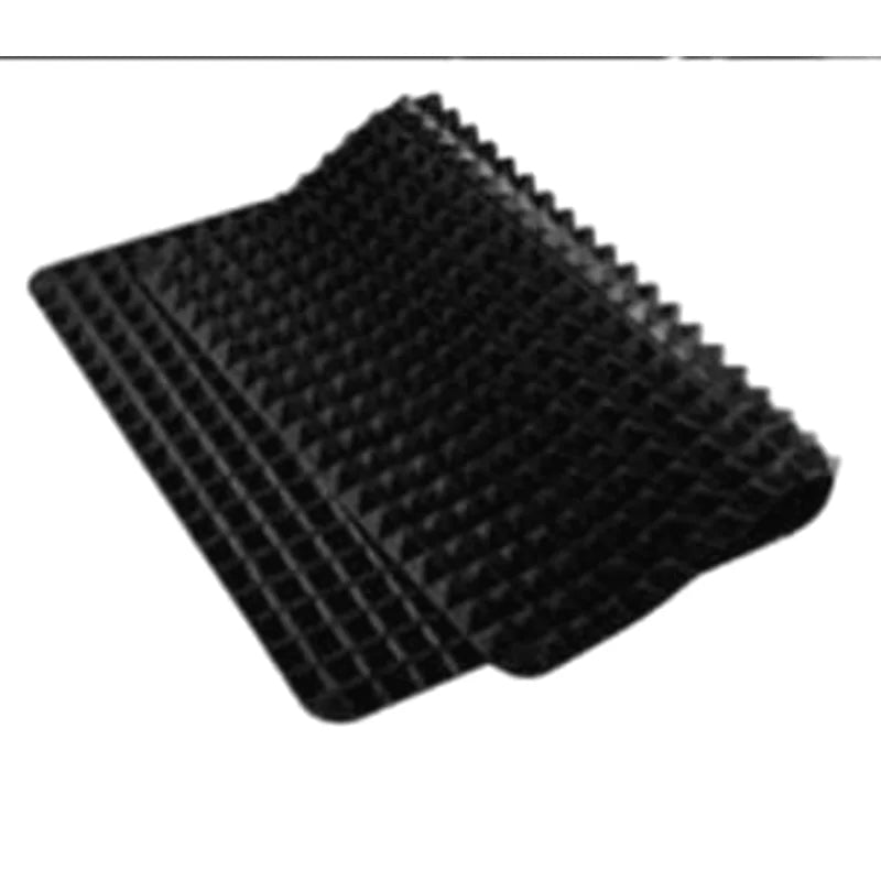 Tapis de Cuisson Pyramidal en Silicone Antiadhésif avec Grille