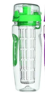 Gourde de 946 ml avec Infuseur à Fruits, sans BPA, en Plastique, Idéale pour le Sport