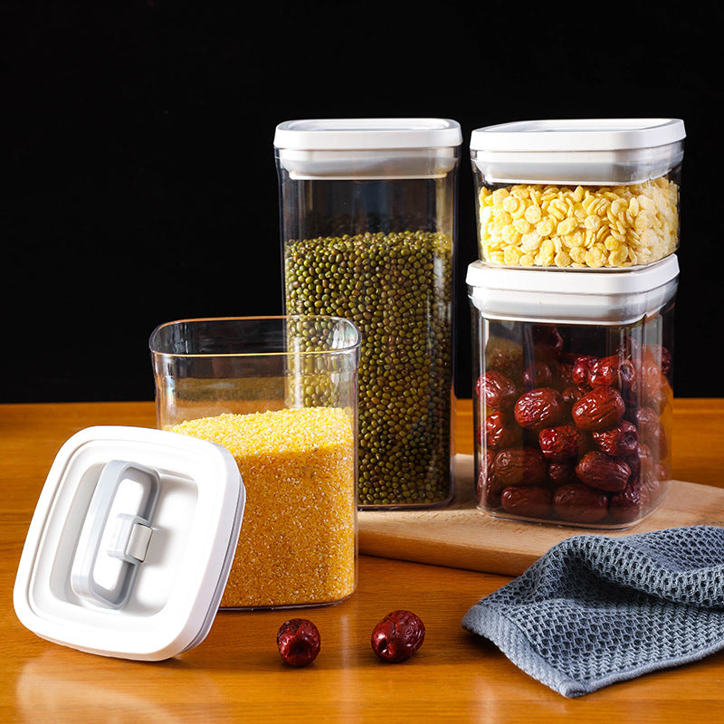 Bac à Légumes Transparent et Empilable pour Aliments Secs de Cuisine