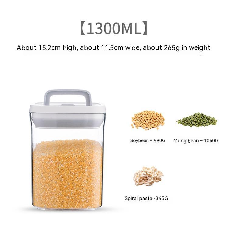 Bac à Légumes Transparent et Empilable pour Aliments Secs de Cuisine