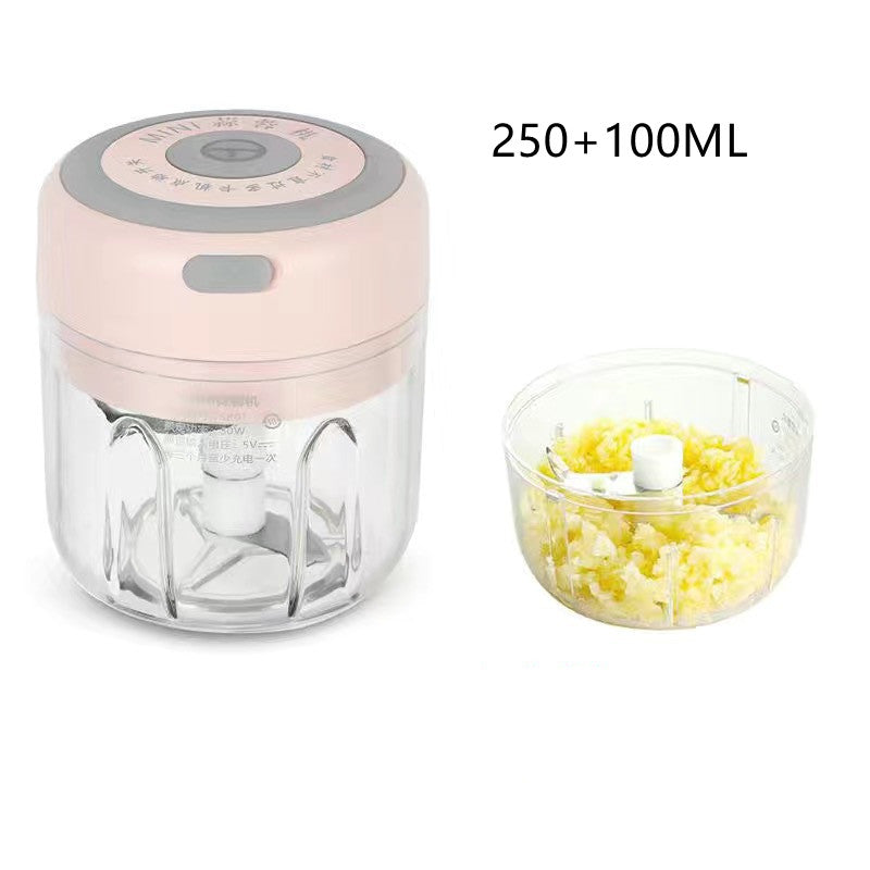 Mini Hachoir à Ail Electrique avec Recharge USB, Presse-Gingembre, Broyeur de Piments et Légumes, Robuste et Durable