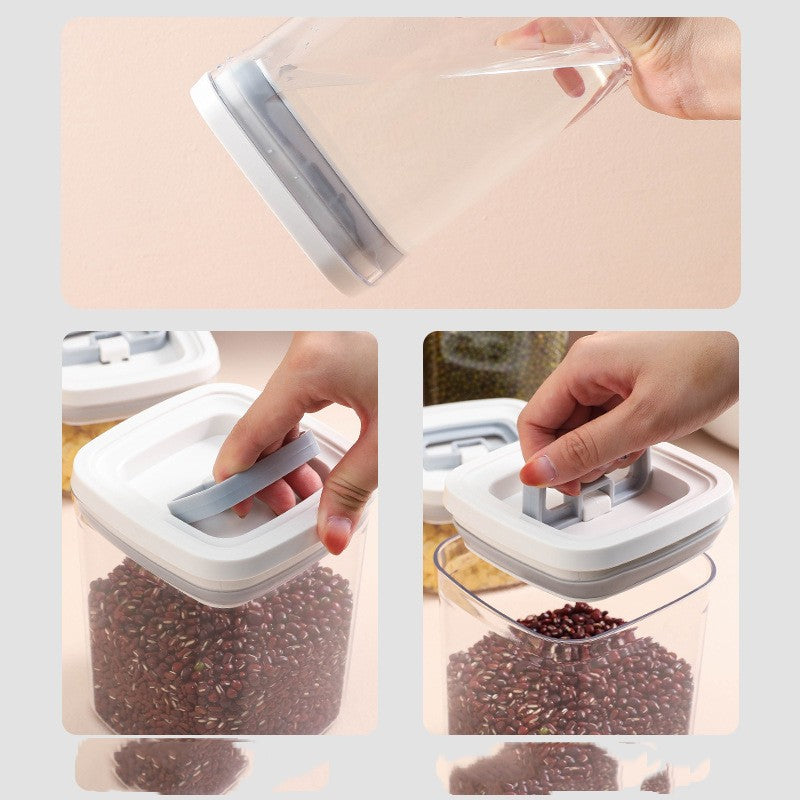 Bac à Légumes Transparent et Empilable pour Aliments Secs de Cuisine